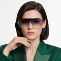 Lagoon Blue Yellow Sunglasses